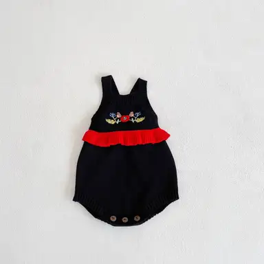 ブラック ロンパース