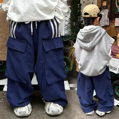 ブルー パンツ