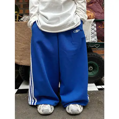 ブルー パンツ