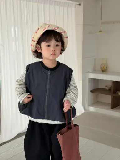 グレー ベスト