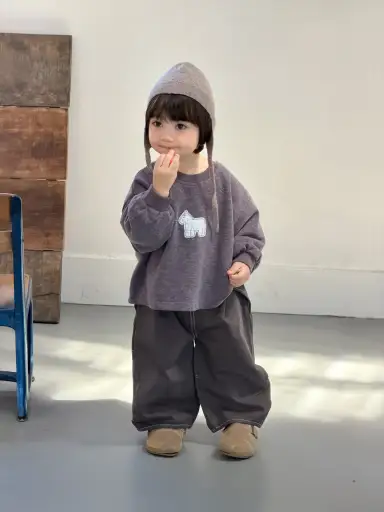パープル トップス