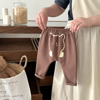 ブラウン パンツ
