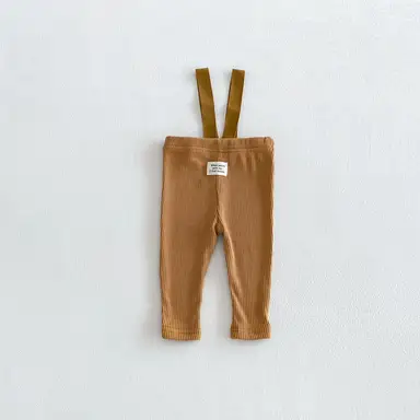 イエロー サロペット カバーオール