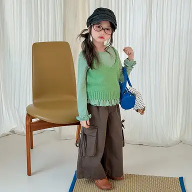 グリーン トップス