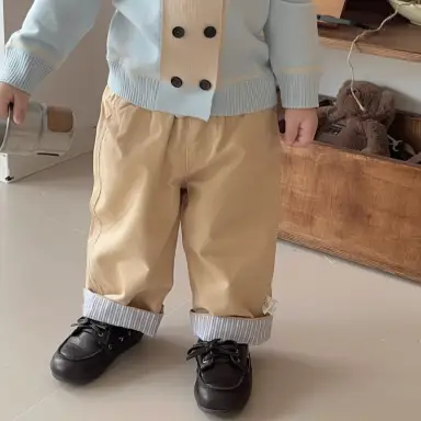 ネイビー パンツ