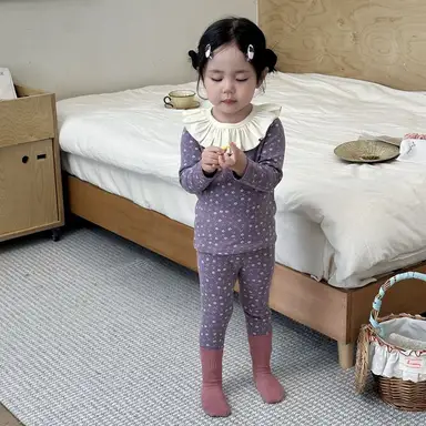 パープル 上下セット