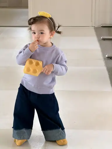 パープル トップス