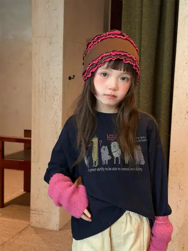 ネイビー トップス