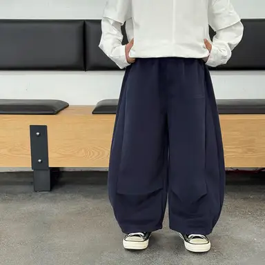 ネイビー パンツ
