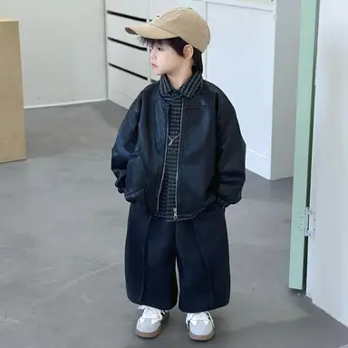 ブラックアウター＋シャツ＋パンツセット