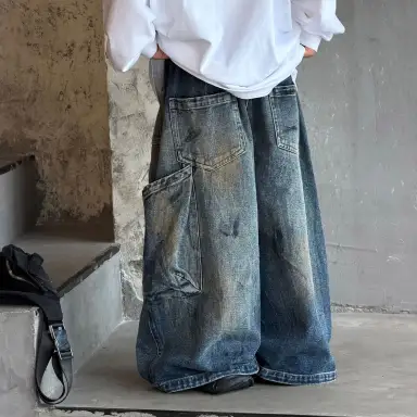 ミディアムデニム パンツ