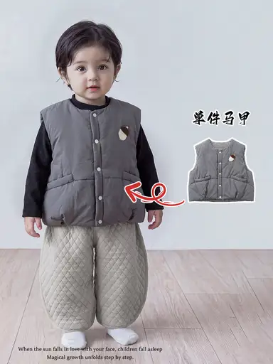 グレー ベスト