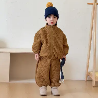 ブラウン 上下セット