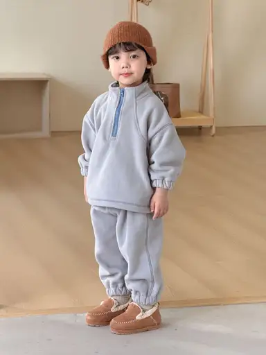 ブルー 上下セット