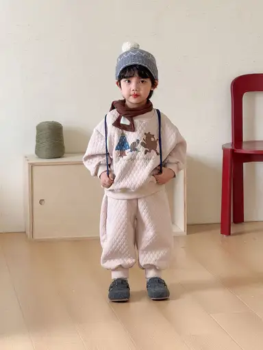 ベージュ 上下セット