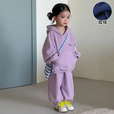 パープル 上下セット