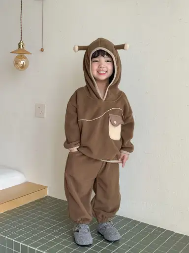 ブラウン 上下セット