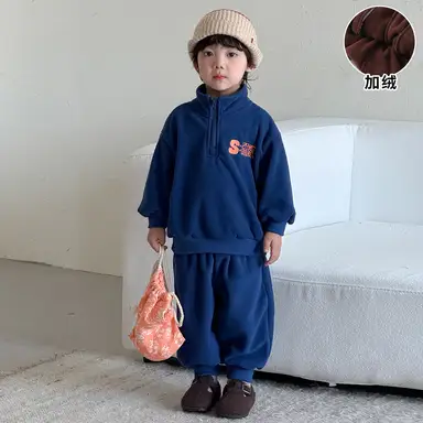 ブルー 上下セット