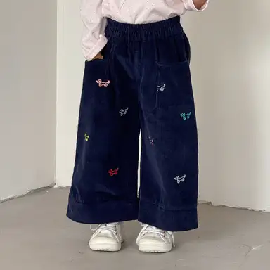 ブルー パンツ