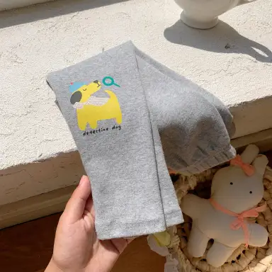 グレー レギンス