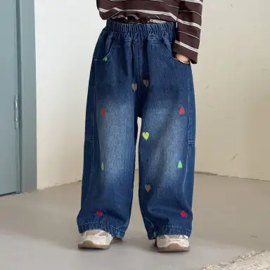 ダークデニム パンツ