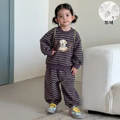 パープル 上下セット