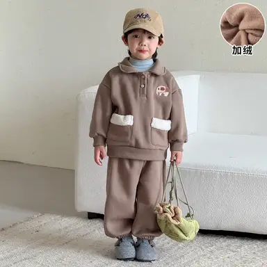 ブラウン 上下セット