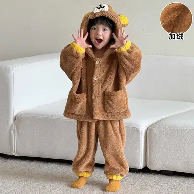 ブラウン 上下セット