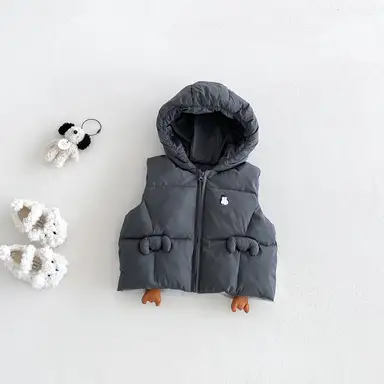 グレー ベスト