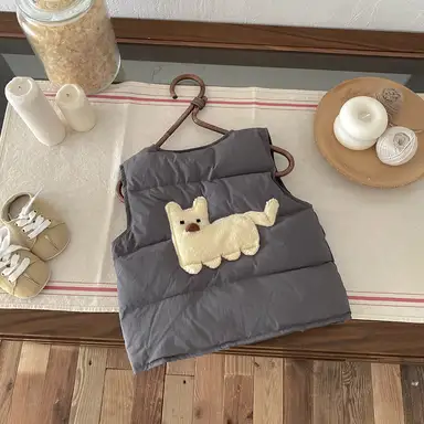 グレー ベスト