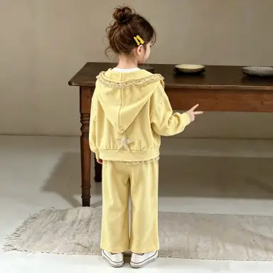 イエロー アウター＋パンツセット