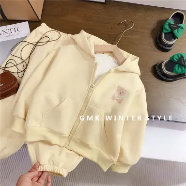 イエロー アウター＋パンツセット