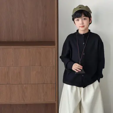 ブラックカーディガン