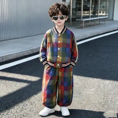 グリーン 上下セット