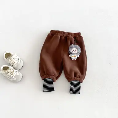 ブラウン パンツ