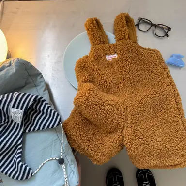 イエロー サロペット パンツ