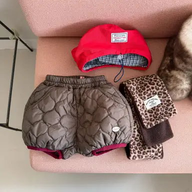 ブラウン パンツ
