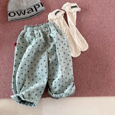 ブルー パンツ
