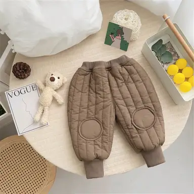 ブラウン パンツ