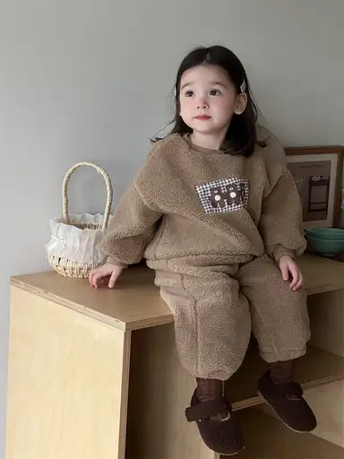 ブラウン 上下セット
