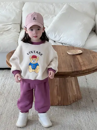 アイボリー トップス＋パンツセット