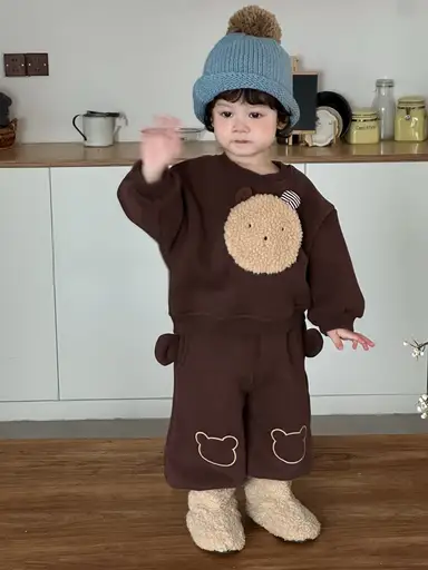 ブラウン 上下セット