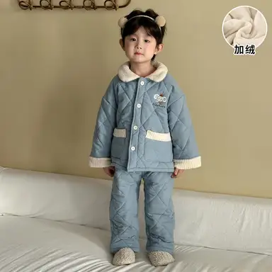 ブルー 上下セット
