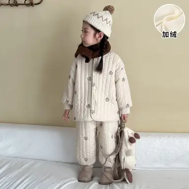 アイボリー 上下セット