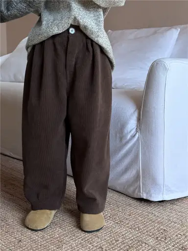 ブラウン パンツ