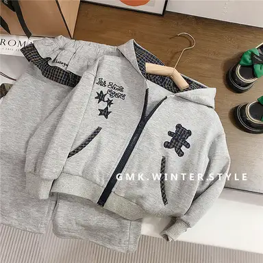 グレー 上下セット
