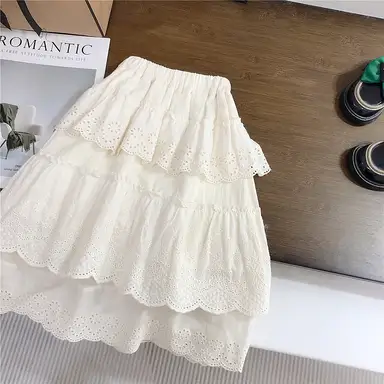 アイボリー スカート