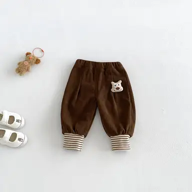 ブラウン パンツ