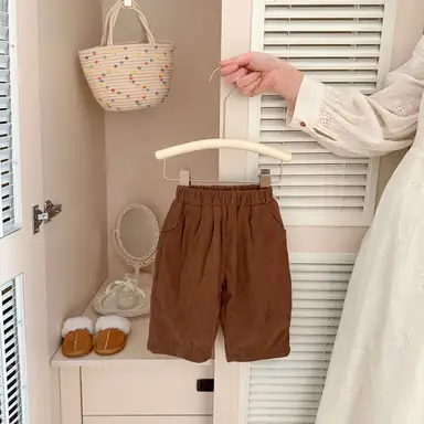 ブラウン パンツ