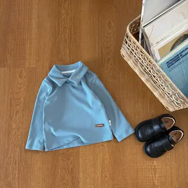 ブルー トップス